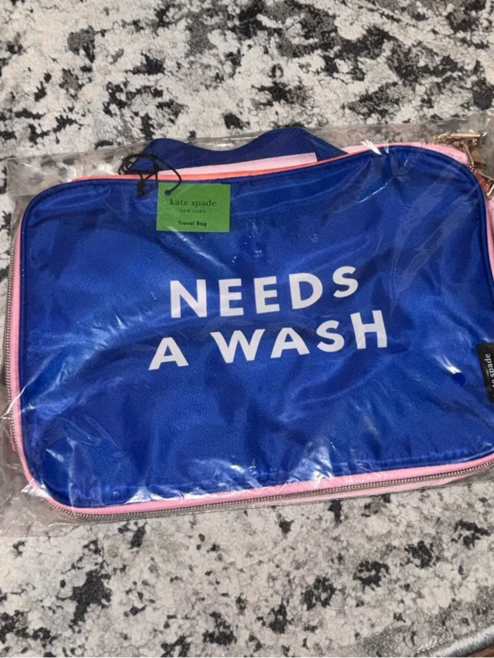 Kate Spade New York Two-Sided Travel Laundry Bag